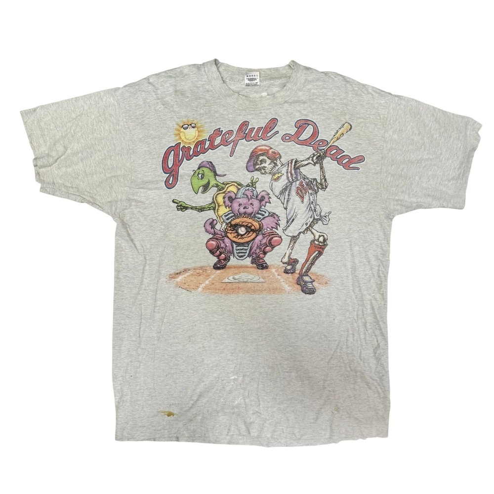 Vintage 90s Grateful Dead Steal Your Base T-Shirt XL Fruit of the Loom USA Bear